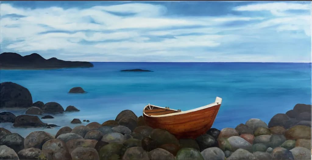 Boat on Pebbles