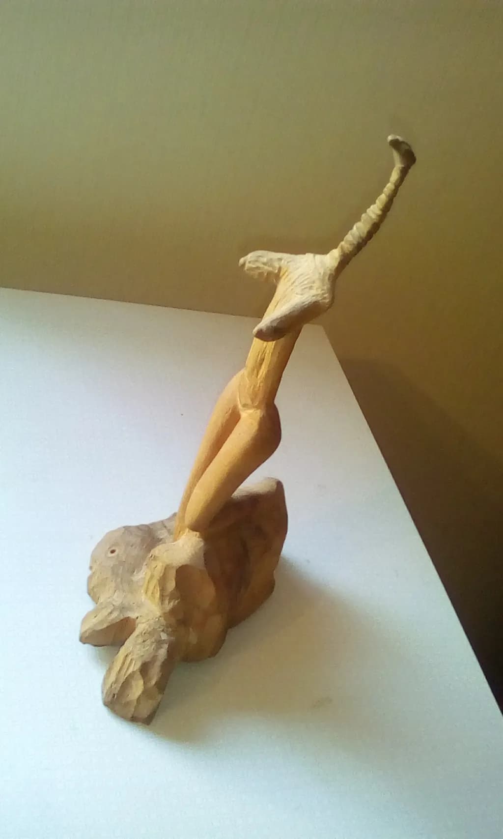 Dynamic Wood Figure