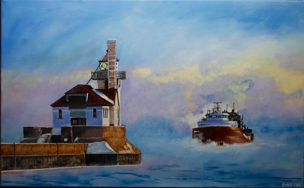 Coming Into Duluth