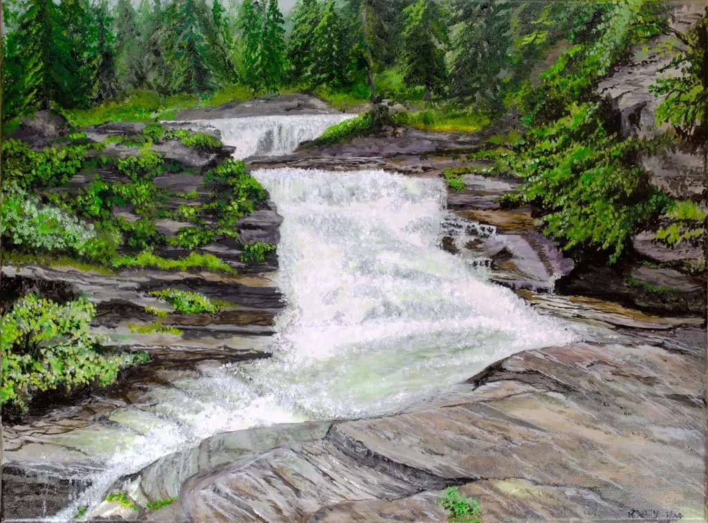 Glacier Waterfall