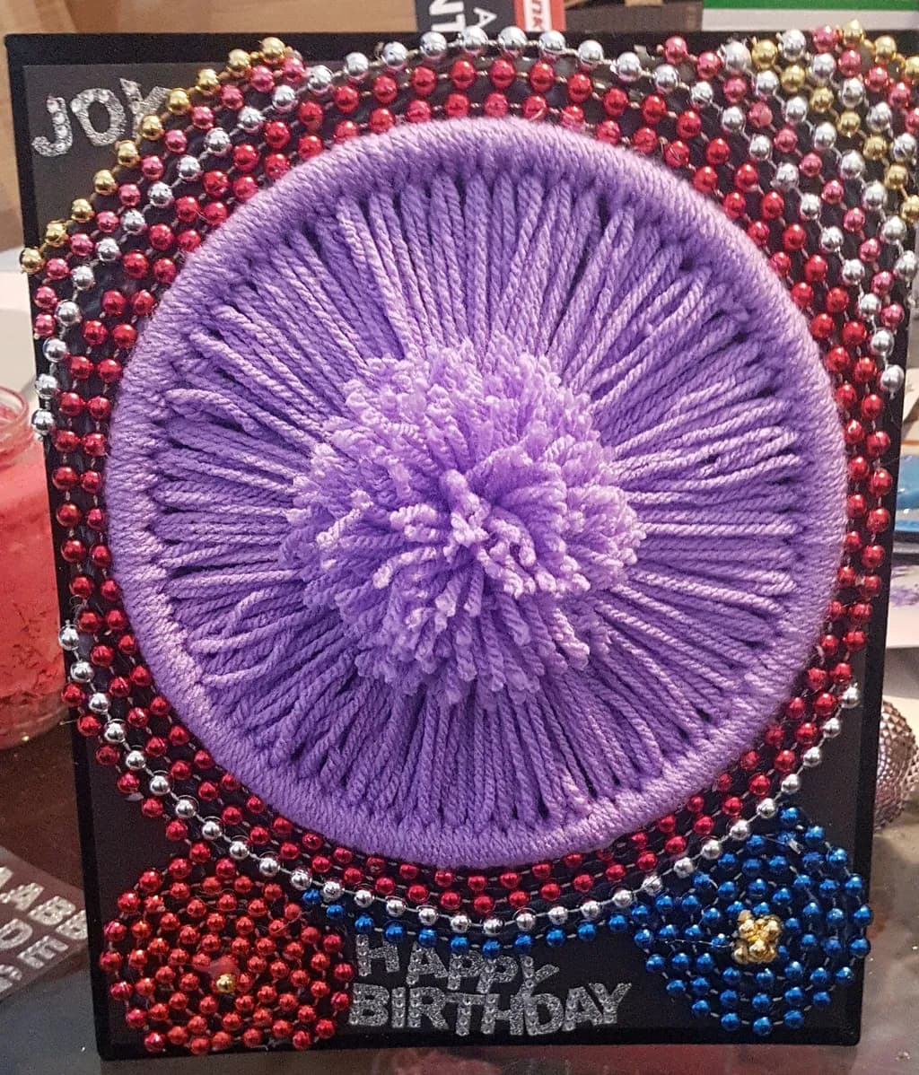 Birthday Celebration Pom-Pom