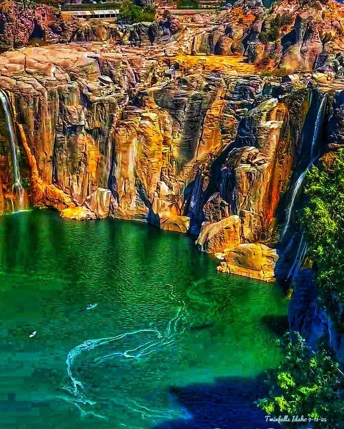 Turquoise Cascade