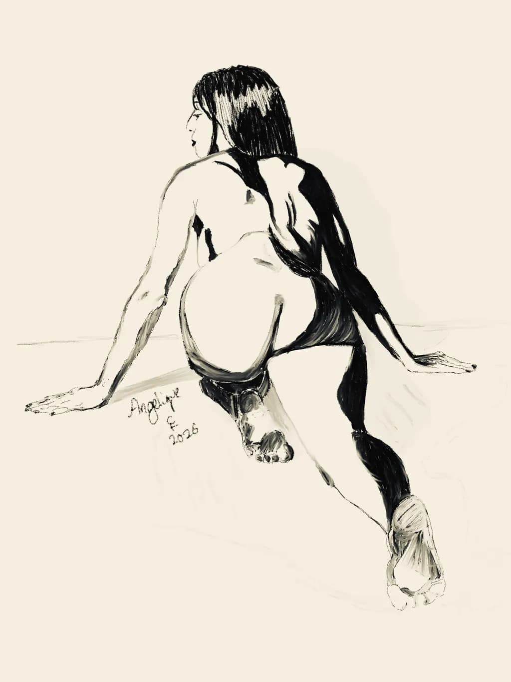 Figure Study Reclining
