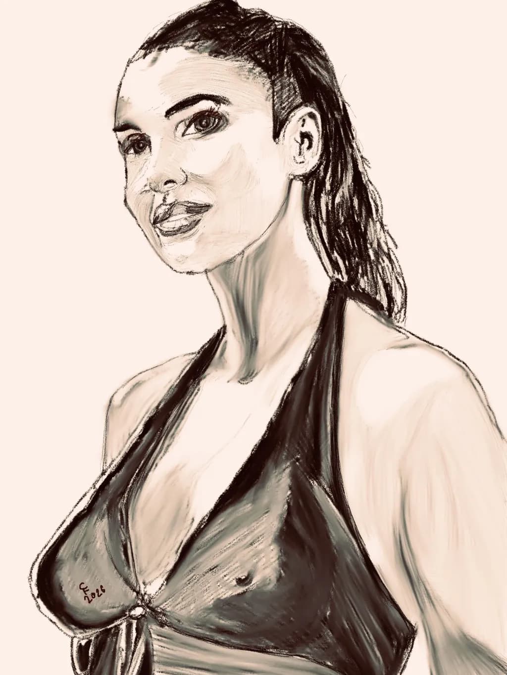 Confident Gaze