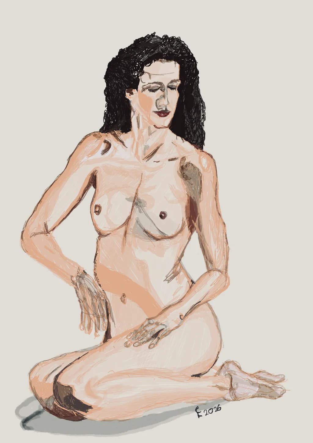 Contemplation Nude