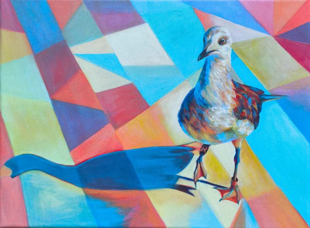 Geometric Pigeon Mosaic