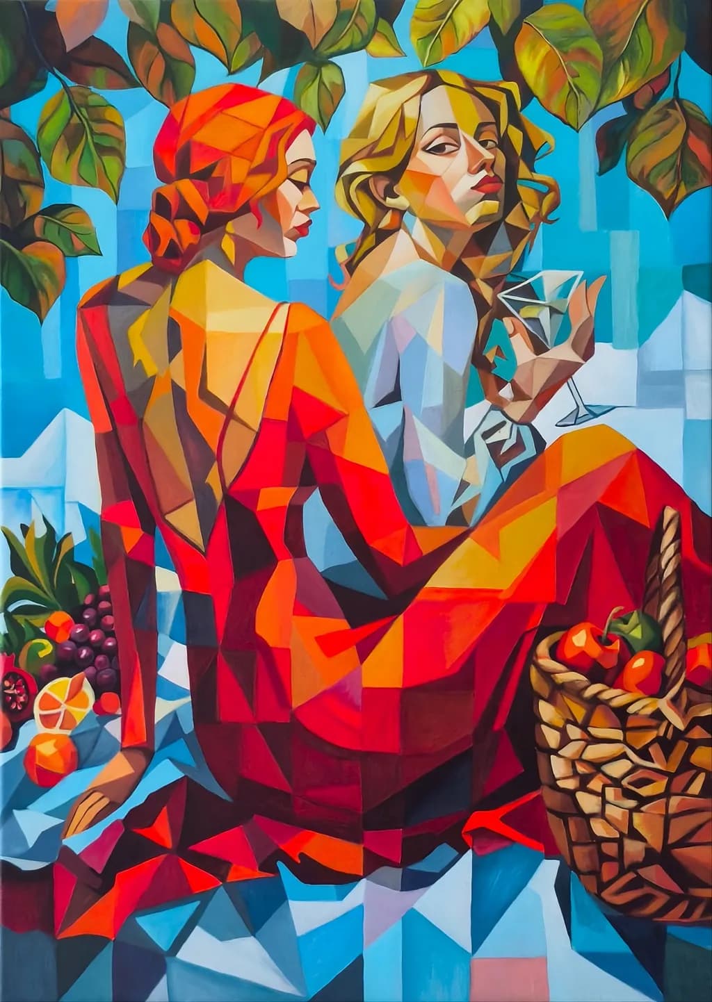 Fruit Market Portrait