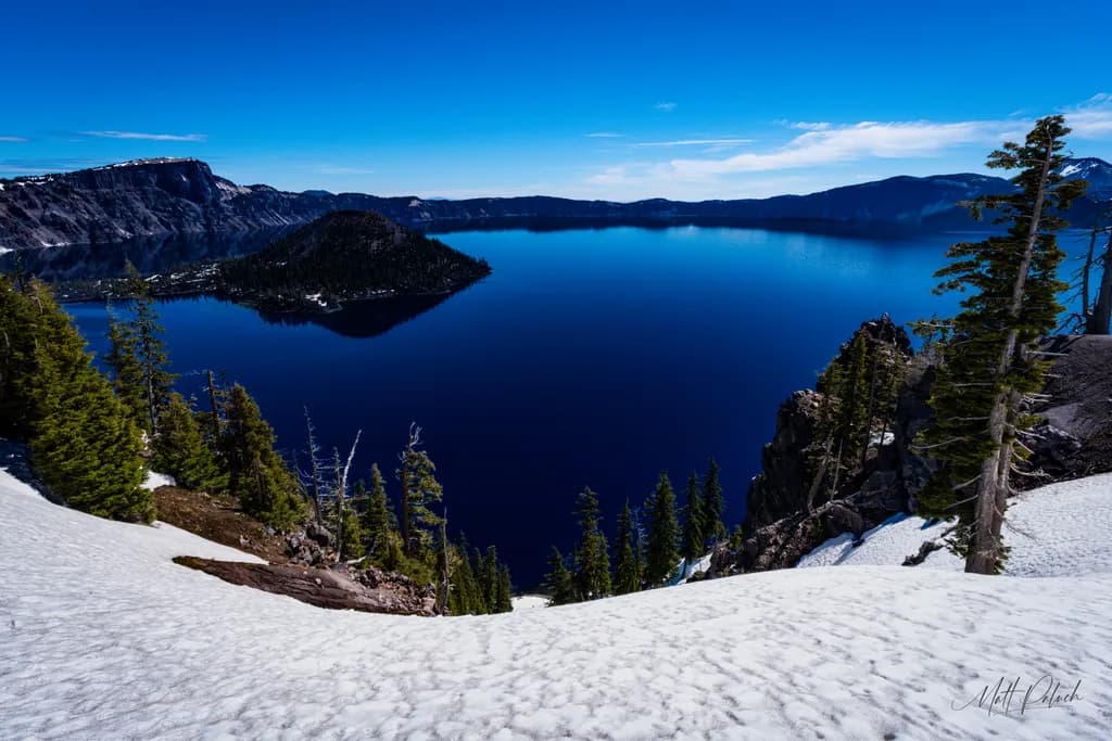 Calm at Crater Lake