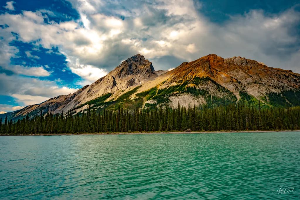 A Peak above Glacial Lake