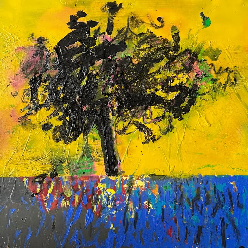 Colorful Tree Landscape