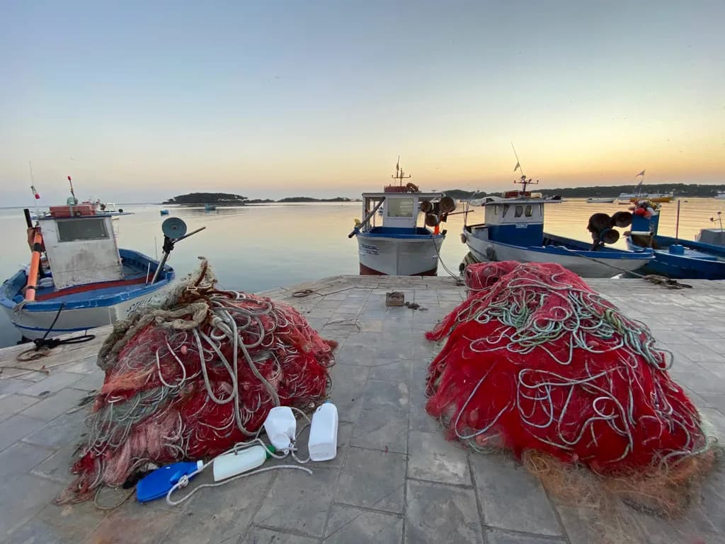 Fishing Gear at Dawn