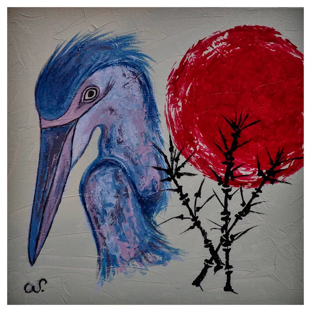 Heron and Sun