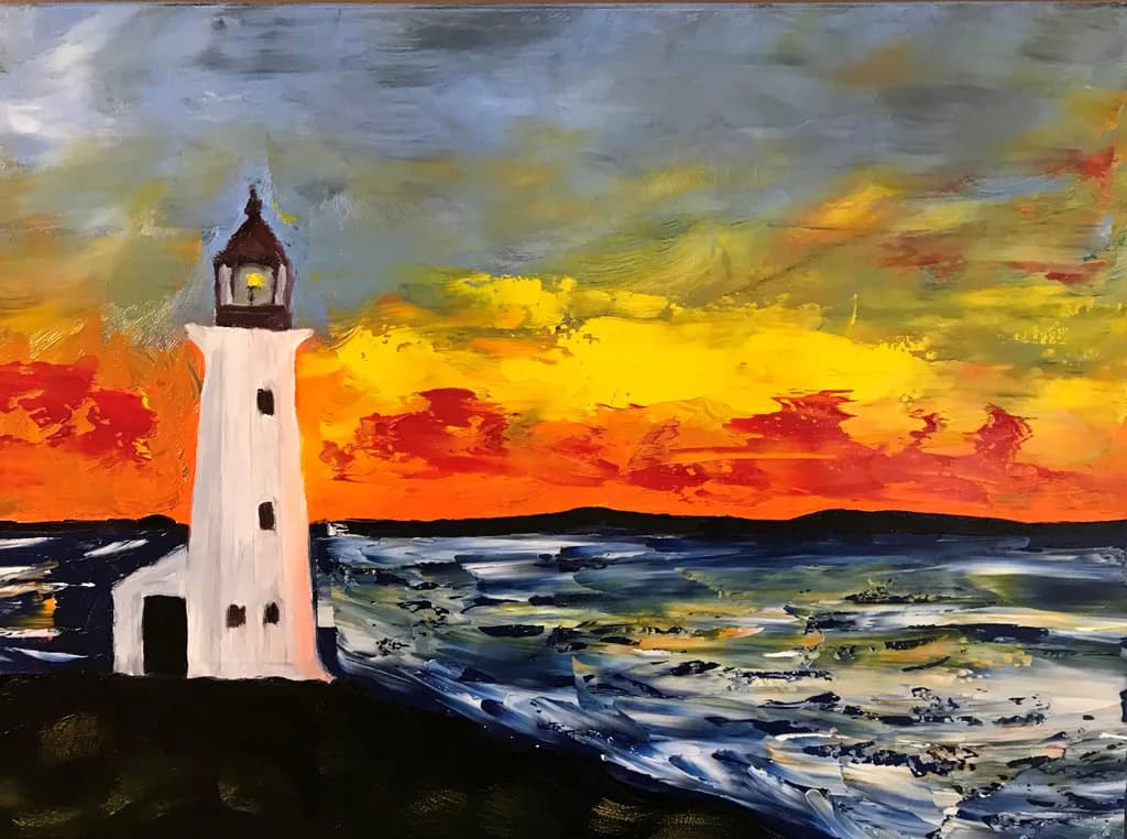 Lighthouse at Dusk