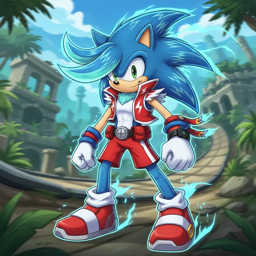 Electric Blue Hero