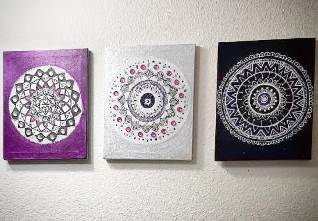 Geometric Mandala Trio