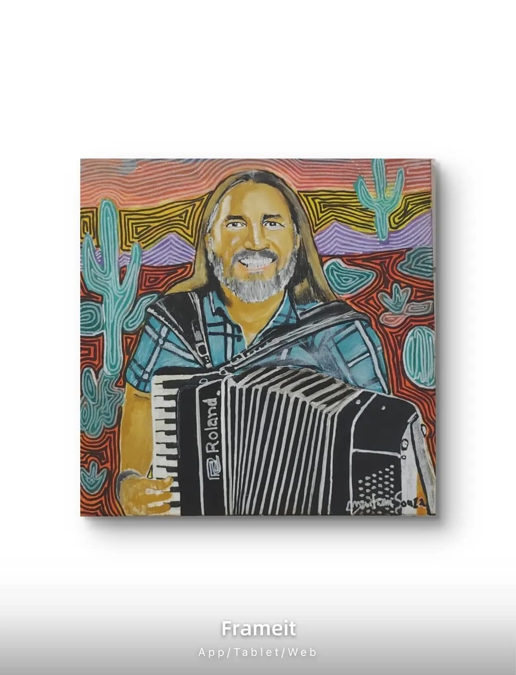Desert Accordionist