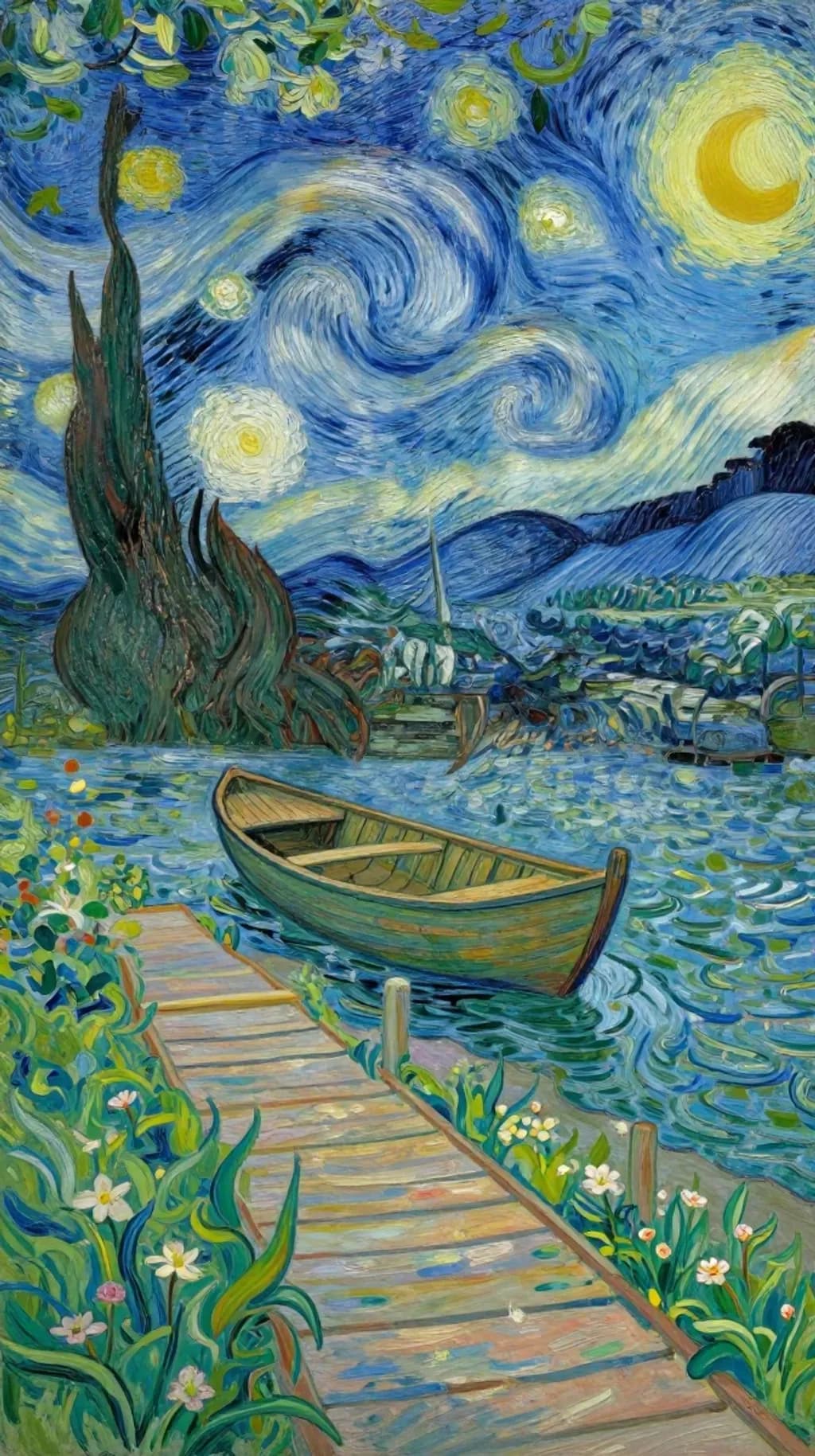 Starry Boat Dock