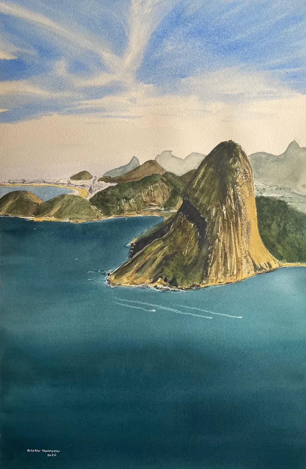 Coastline Mountain Ocean