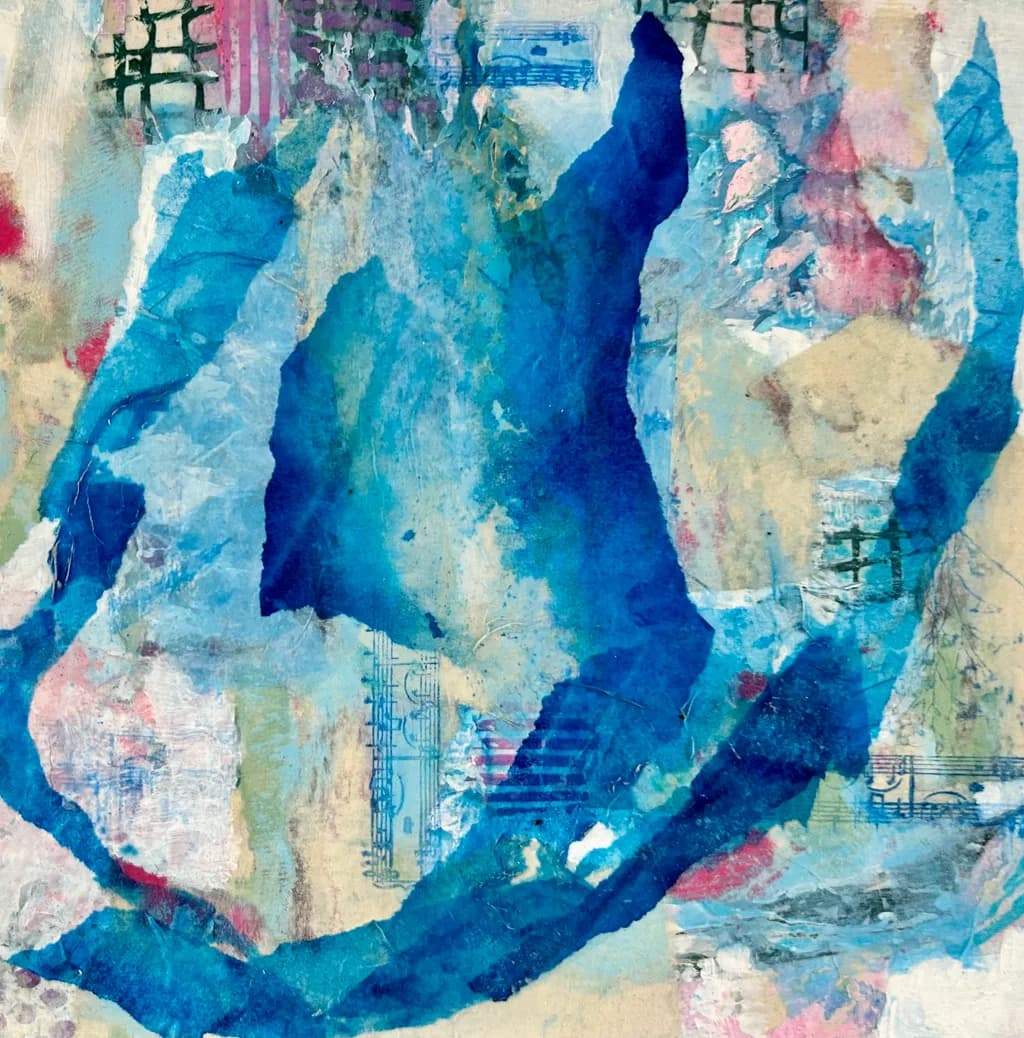 Blue Collage Harmony