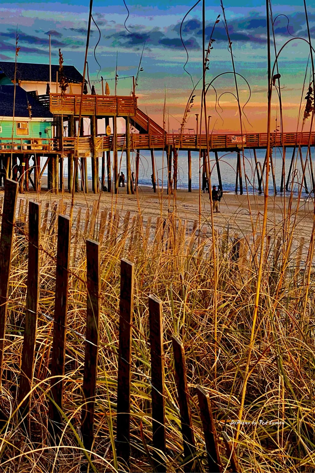 Whispers of the Shore: A Serene Sunset at the Pier