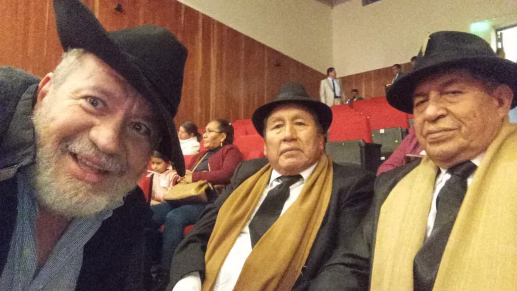Men in Hats Gathering