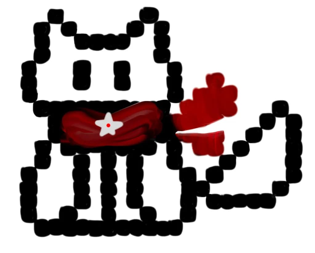Pixelated Cat