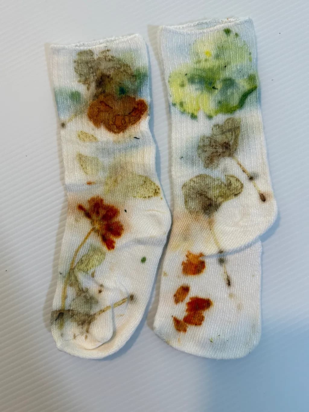 Pressed Petals Socks
