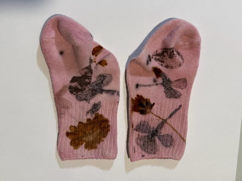 Faded Blossom Socks