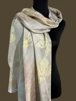 Pastel Floral Silk Scarf