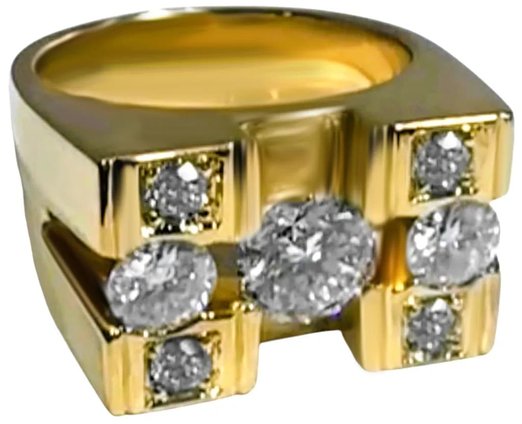 Gold Diamond Ring