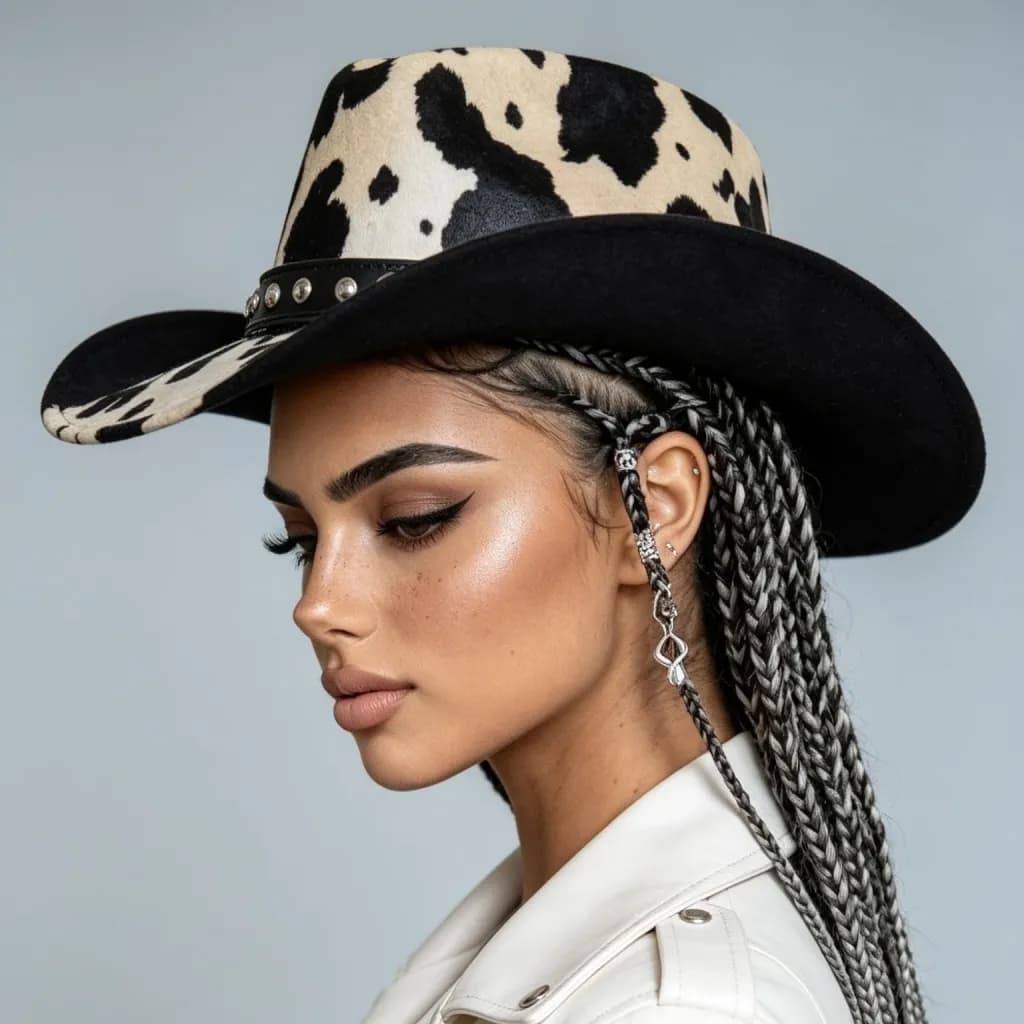 Cowhide Cowboy Elegance