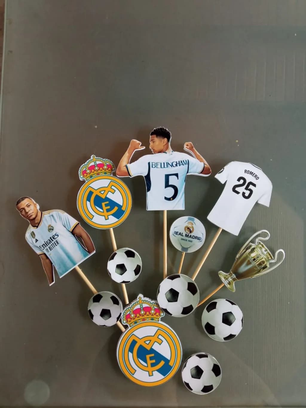 Real Madrid Cake Toppers