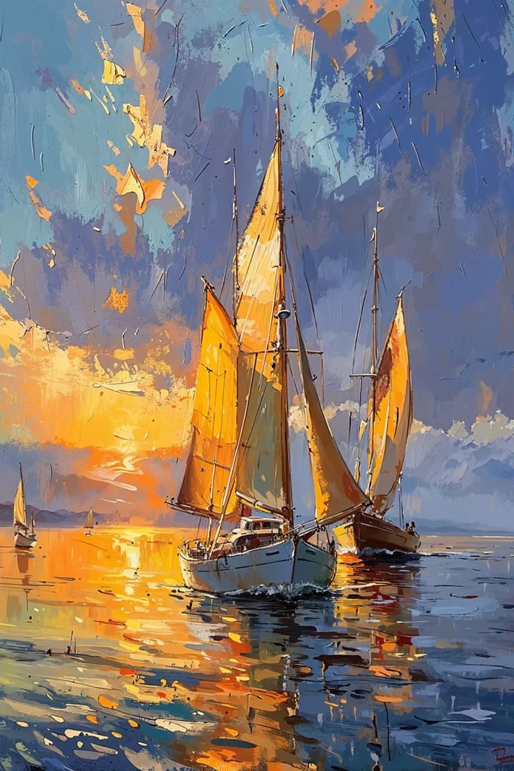 Sailing at Sunset