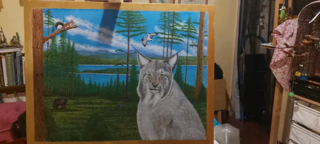 Lynx in Wilderness