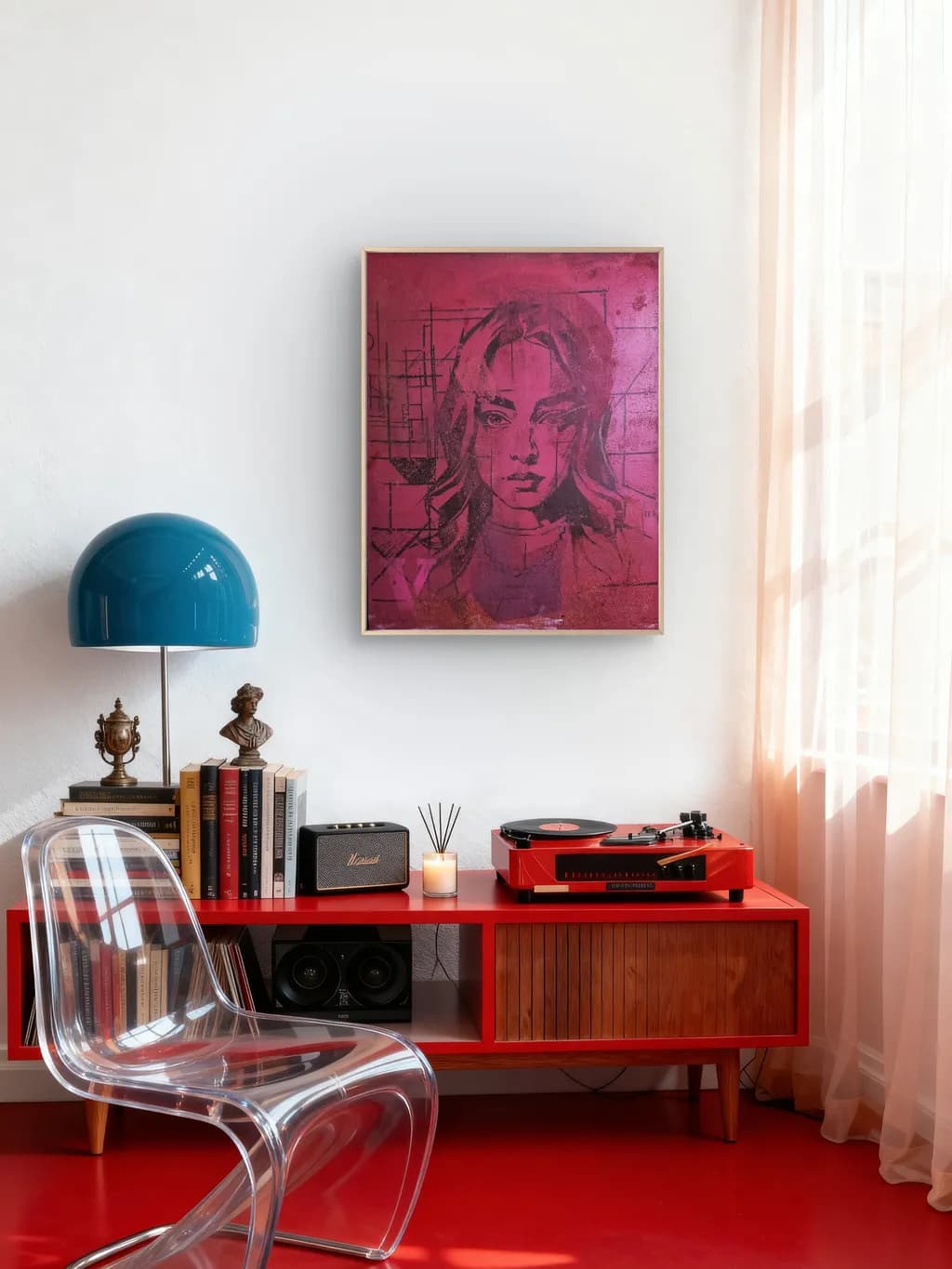 Crimson Portrait