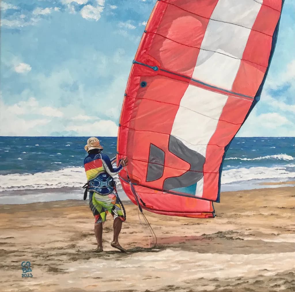 Kitesurfing Action