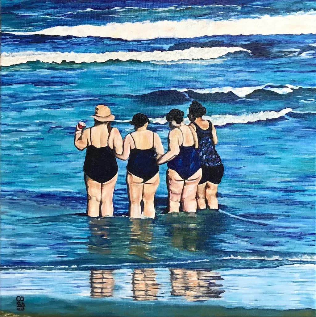 Beachside Reflections