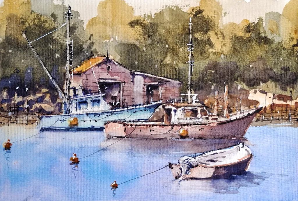 Harbor Reflections