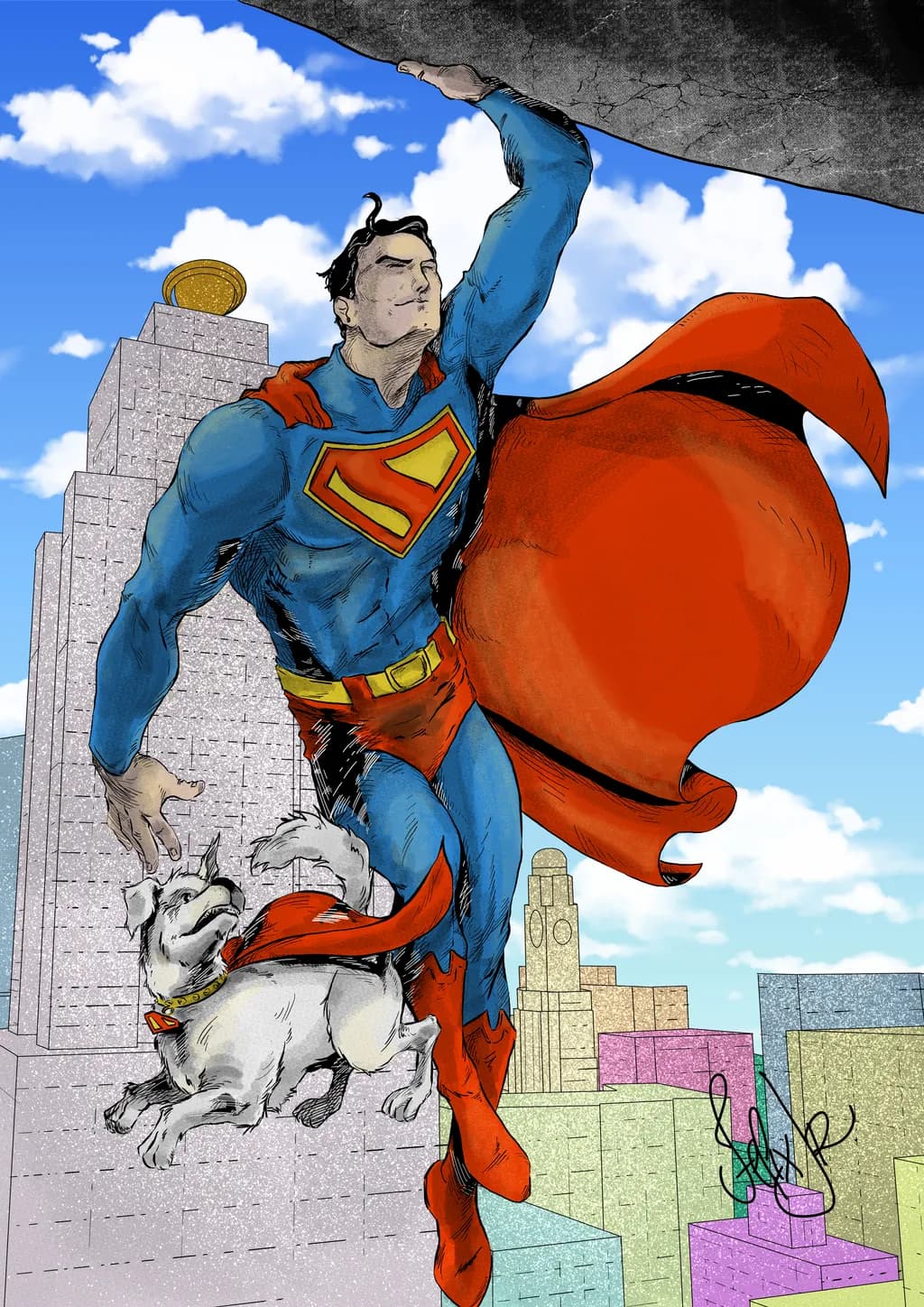 Superman and Krypto