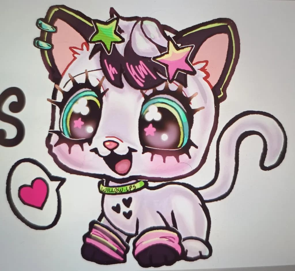 Starry-Eyed Kitty