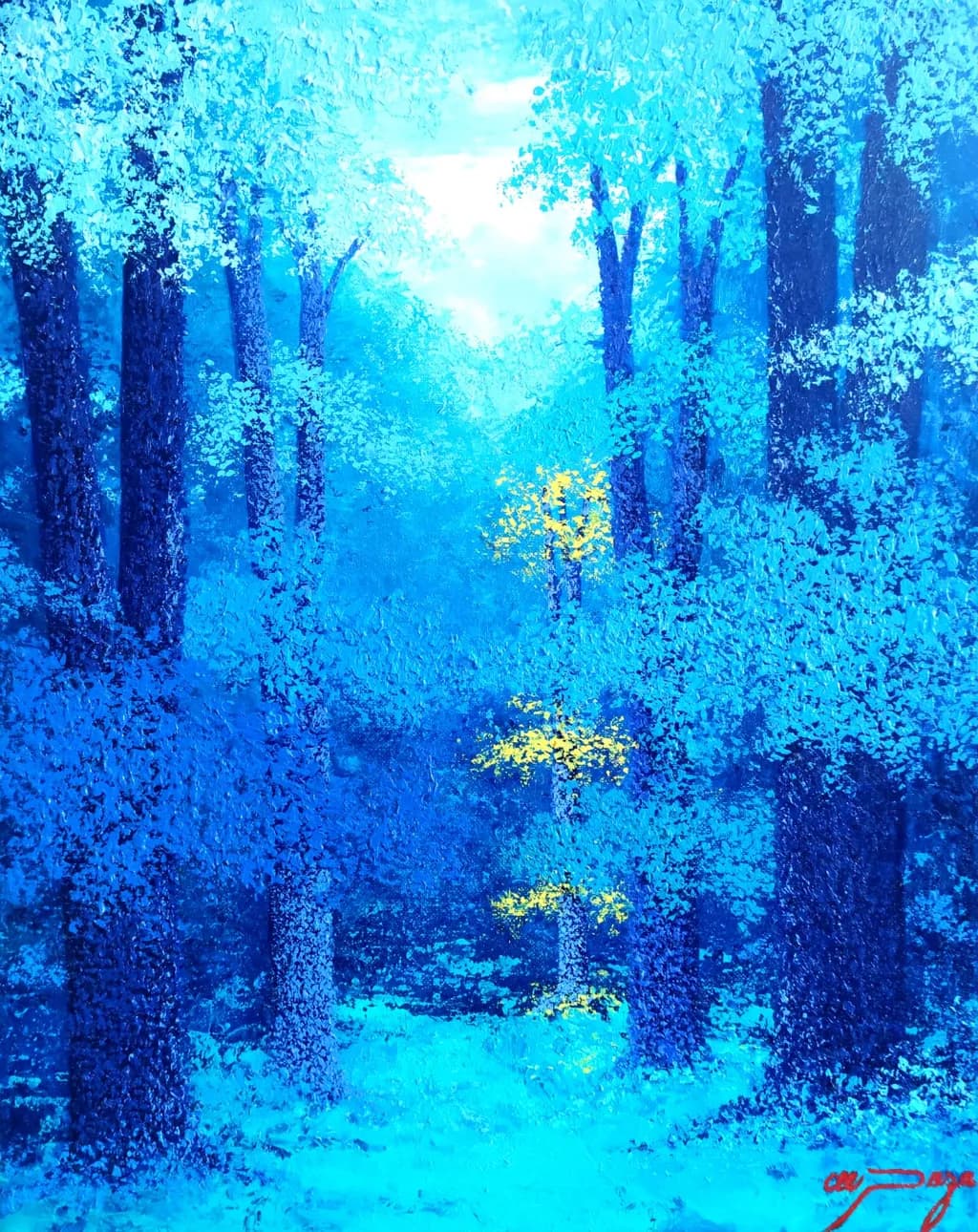 Blue Forest Glow