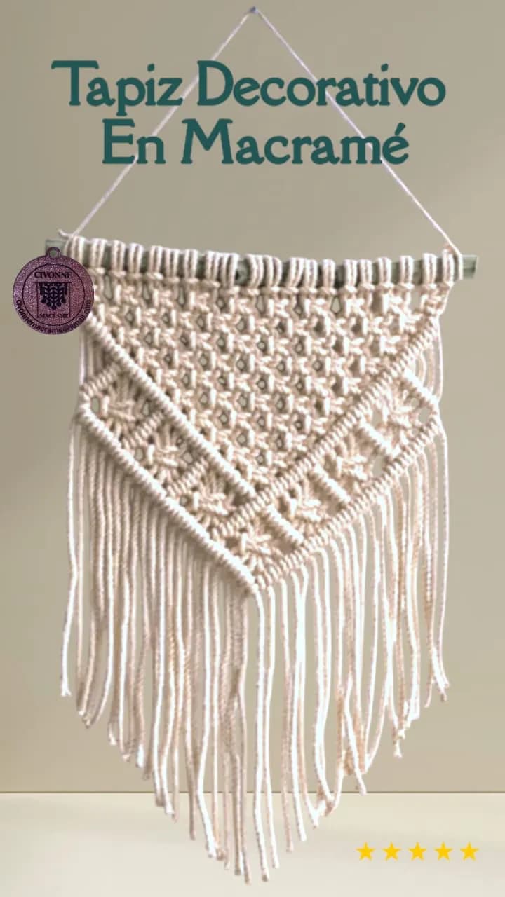 Geometric Macramé Wall Hanging