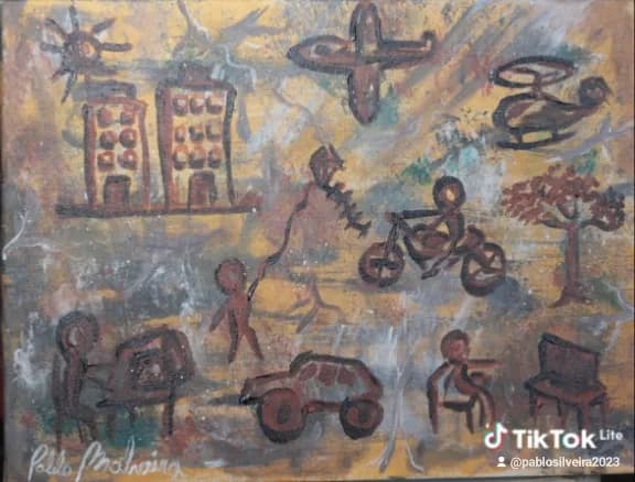 Urban Life Mosaic