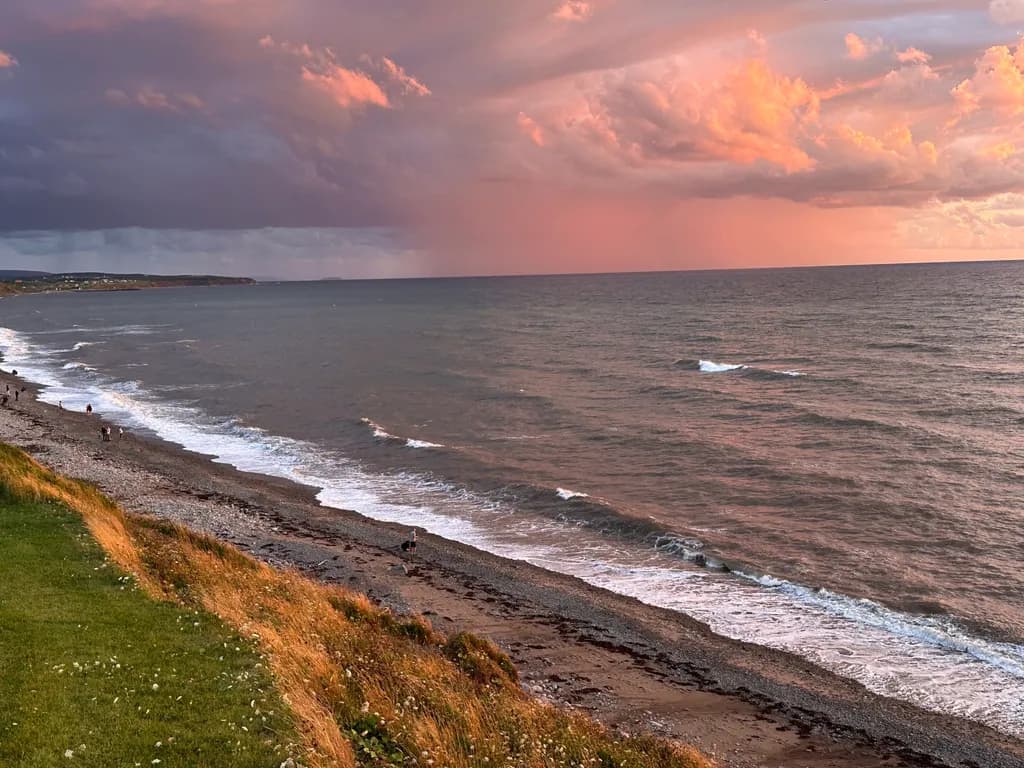 Coastal Sunset Glow