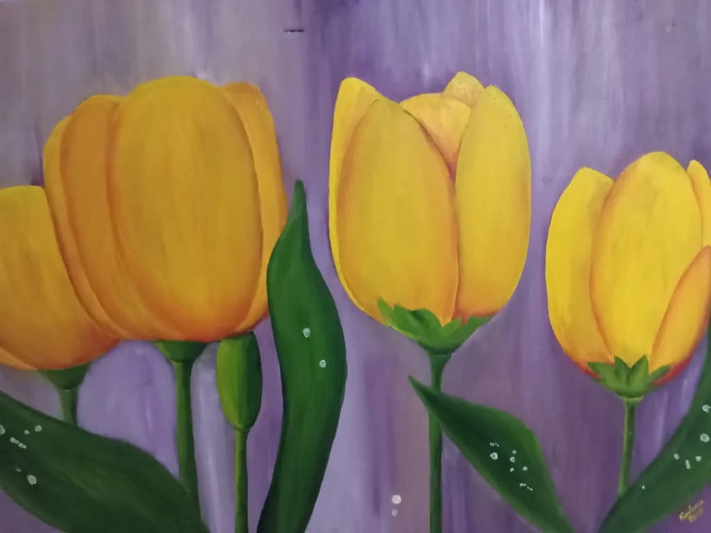 Golden Blooms