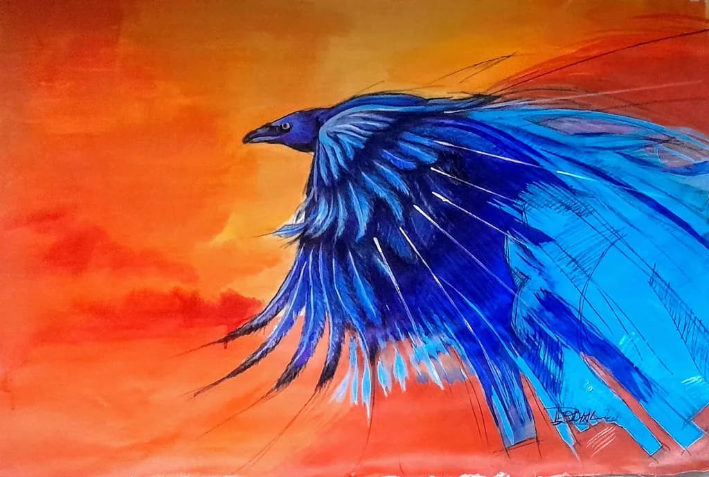 Blue Raven Flight