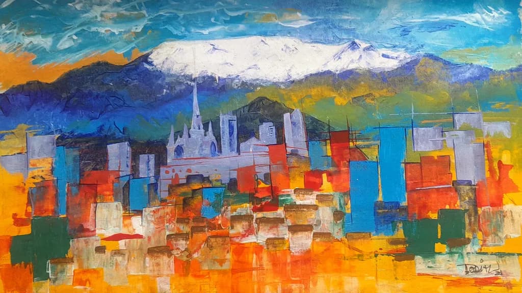Mountain Cityscape