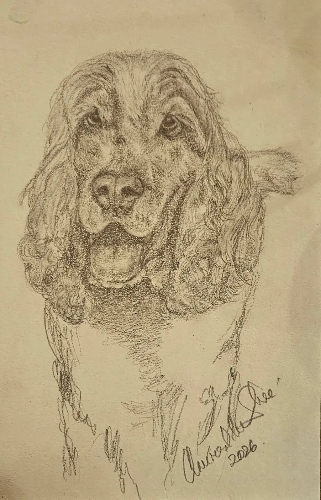 Gentle Dog Portrait