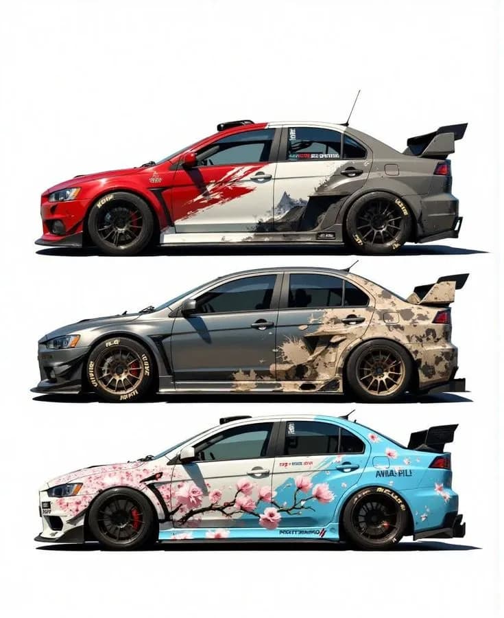 Artistic Automotive Trio