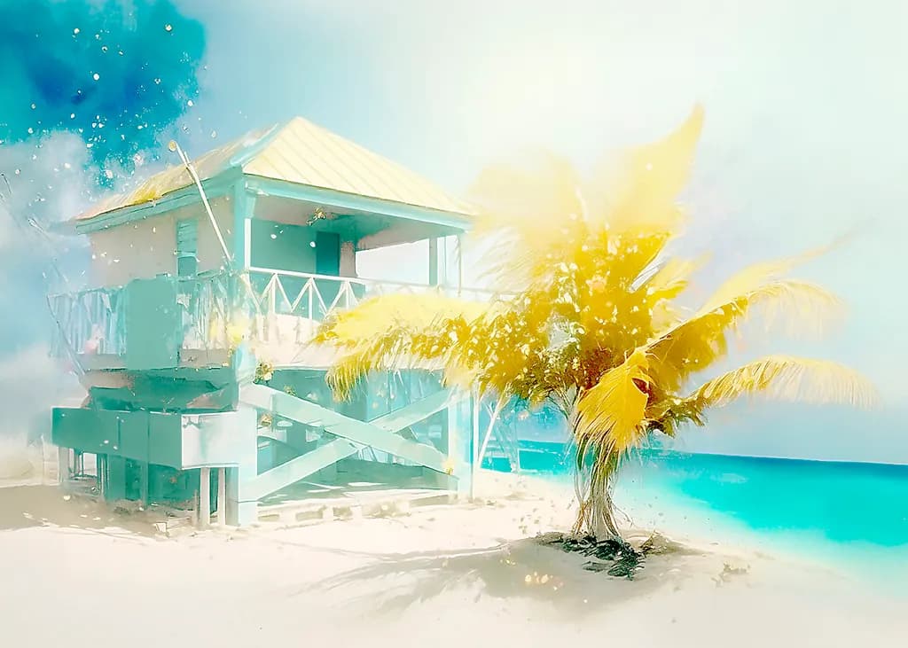 Crandon Beach Scene